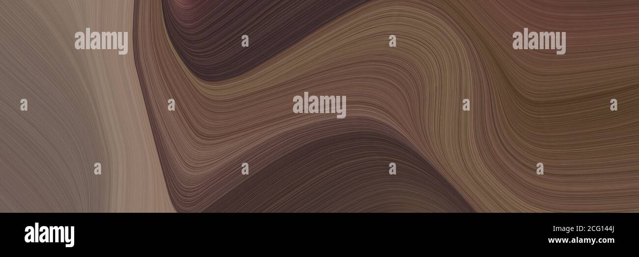 abstract flowing header with old mauve, very dark blue and gray gray colors. fluid curved lines with dynamic flowing waves and curves for poster or ca Stock Photo