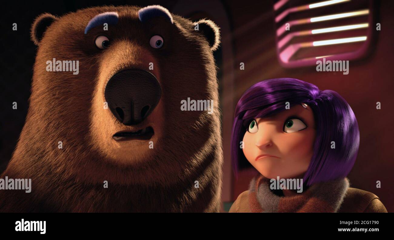 ANIMAL CRACKERS, from left Owen Huntington in bear form (voice John