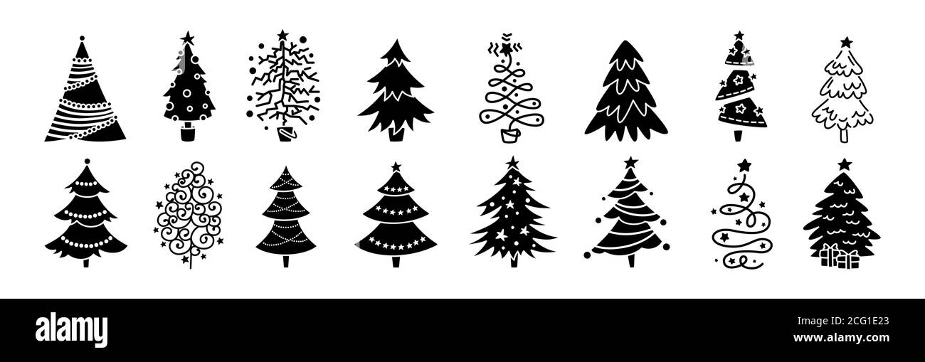Christmas tree cartoon Black and White Stock Photos & Images - Alamy Christmas tree cartoon Black and White Stock Photos & Images - Alamy