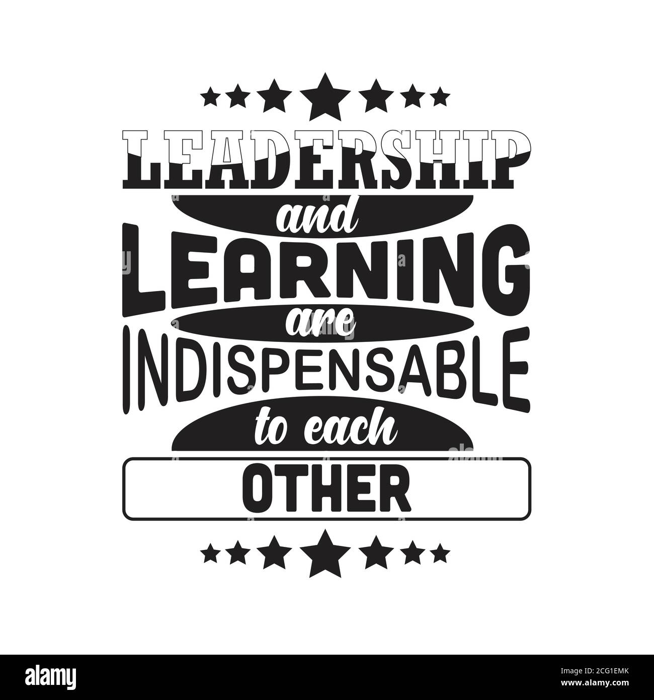 Business Quote good for poster. Leadership and learning are