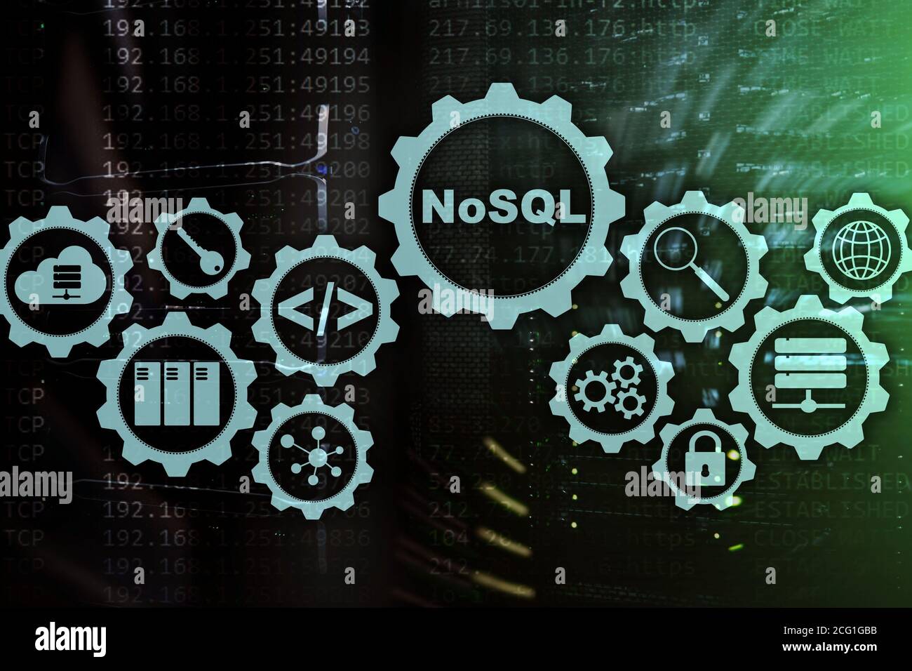 Nosql text hi-res stock photography and images - Alamy