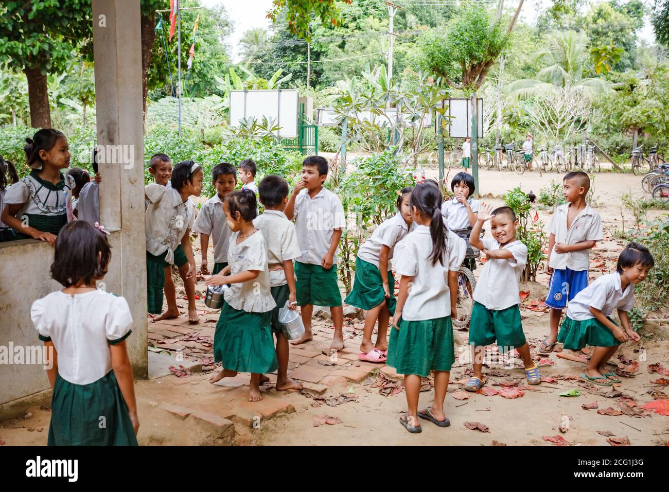 Schoolboy uniform myanmar hires stock photography and images Alamy