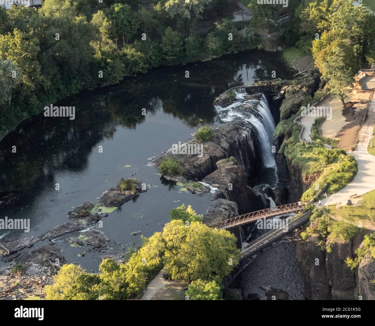 Paterson, New Jersey, USA. 8th Sep, 2020. Aerial View of the Great