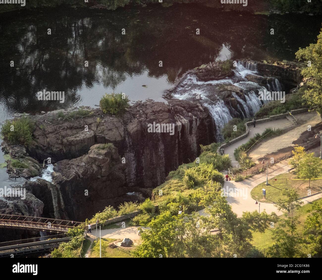 Paterson, New Jersey, USA. 8th Sep, 2020. Aerial View of the Great