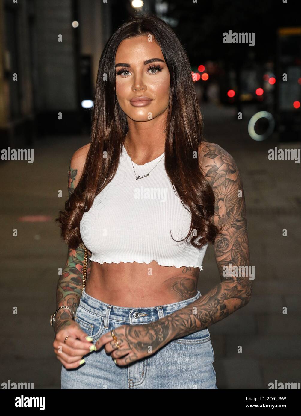 Lauren Houldsworth attends the Peng Hair Party at Jin Bo Law in London.  (Photo by Brett Cove  SOPA ImagesSipa USA Stock Photo - Alamy