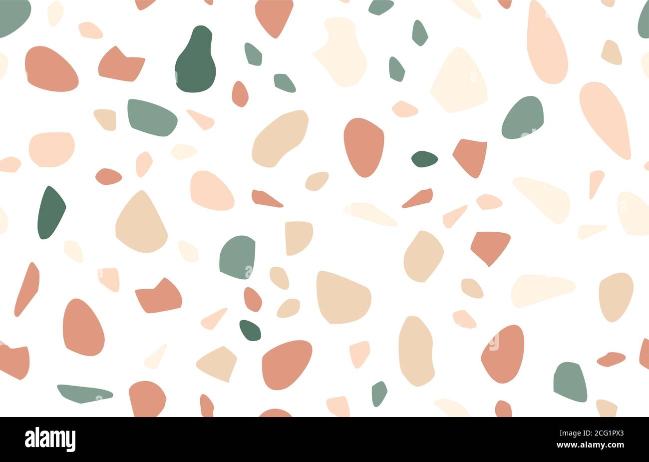 Terrazzo seamless pattern. Pastel colors. Marble. Abstract background ...