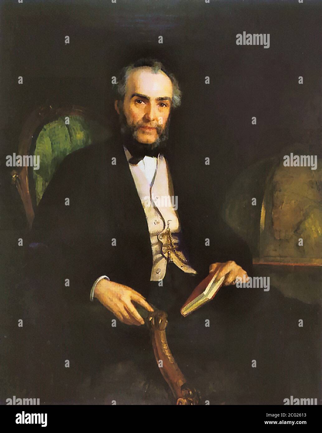 Long Edwin Longsden - Portrait of Peter Douglas Esquire - British School - 19th  Century Stock Photo