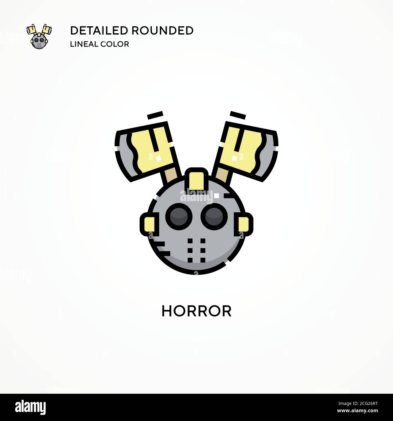 Horror vector icon. Modern vector illustration concepts. Easy to edit ...