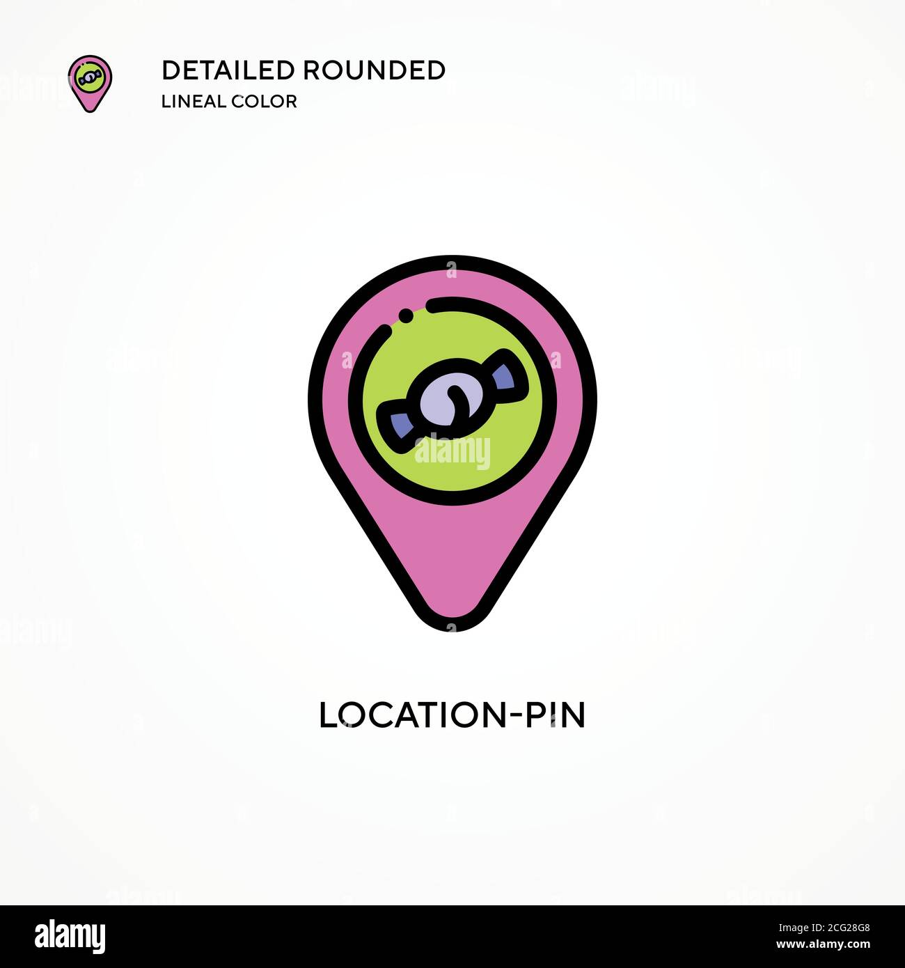 Location-pin vector icon. Modern vector illustration concepts. Easy to ...