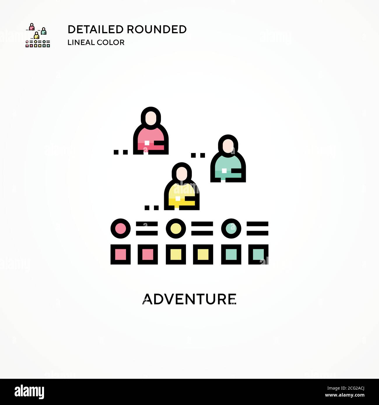 Adventure vector icon. Modern vector illustration concepts. Easy to ...