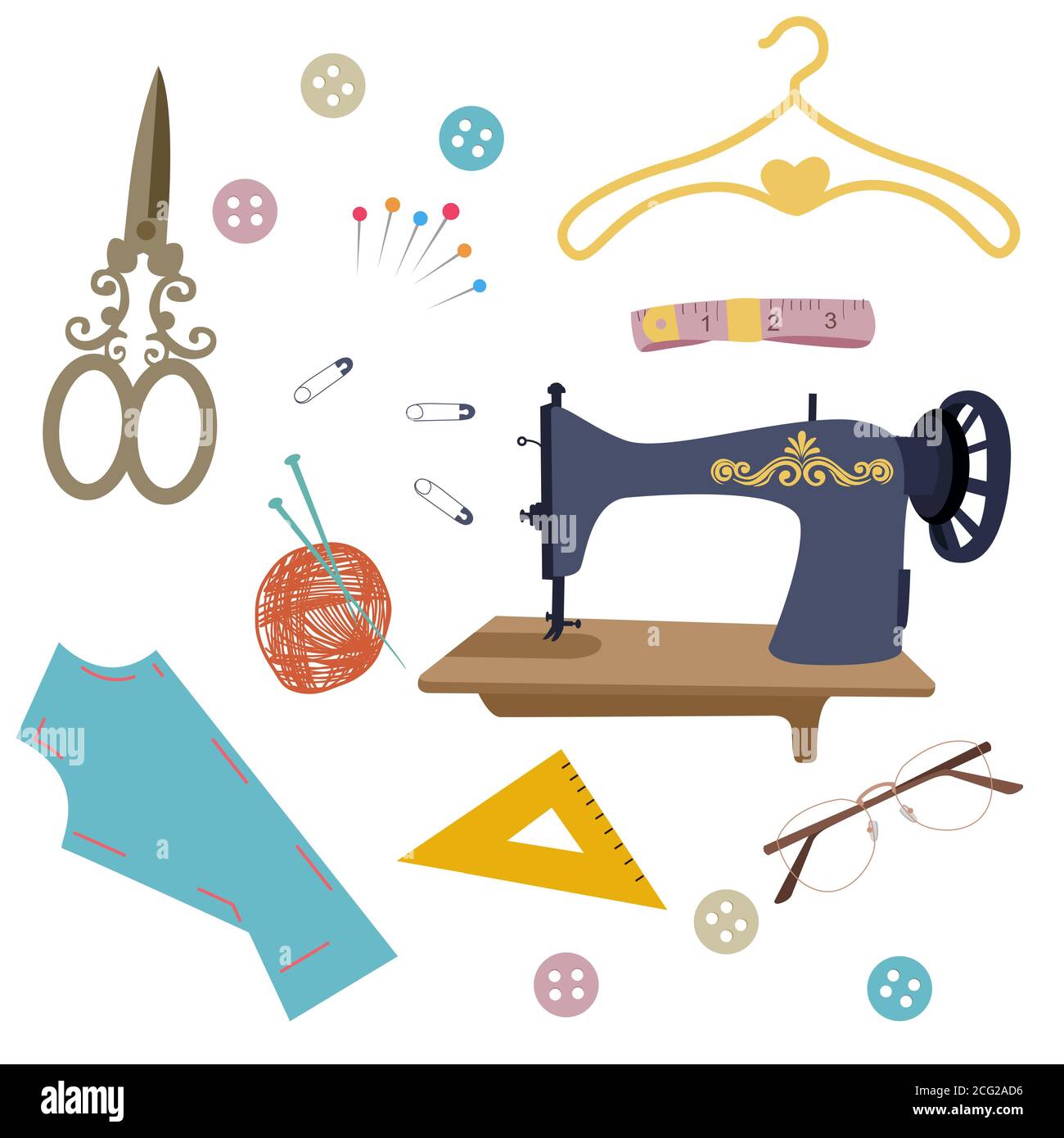Fabric and Material for Sewing. Sewing and Equipment Single Icon in Cartoon  Style Vector Symbol Stock Illustration Web. Stock Vector - Illustration of  stack, seamstress: 99330300