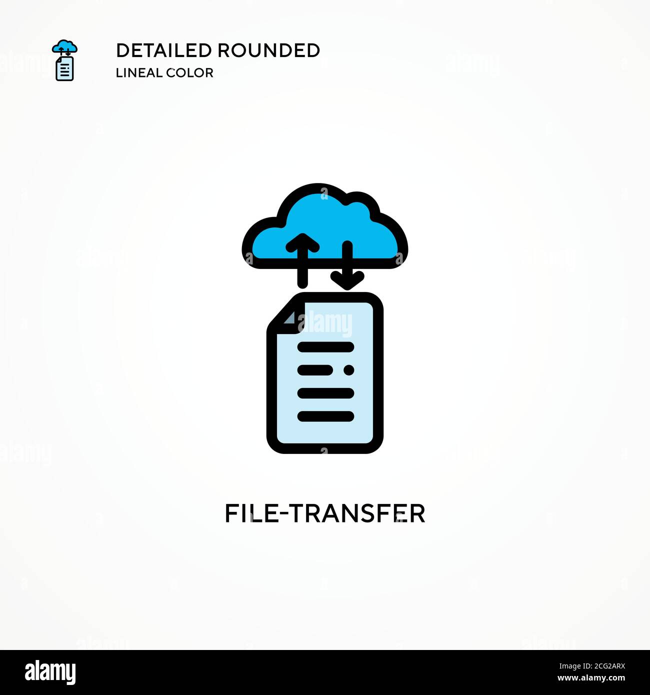 File-transfer vector icon. Modern vector illustration concepts. Easy to ...