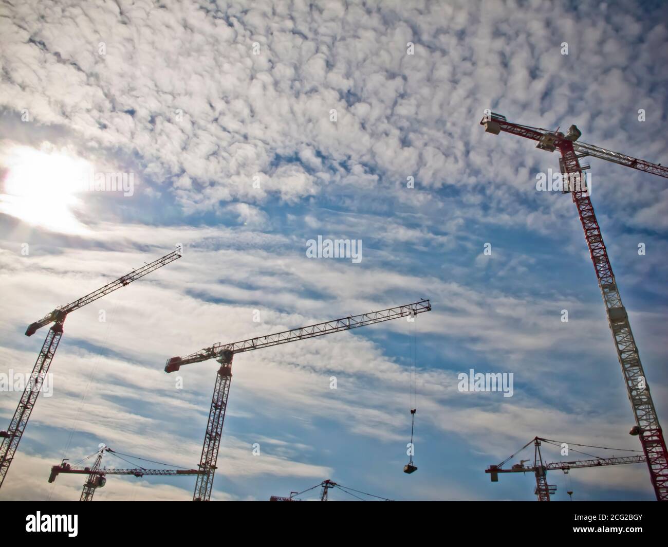 construction sites, Milan Expo 2015,  Italy Stock Photo