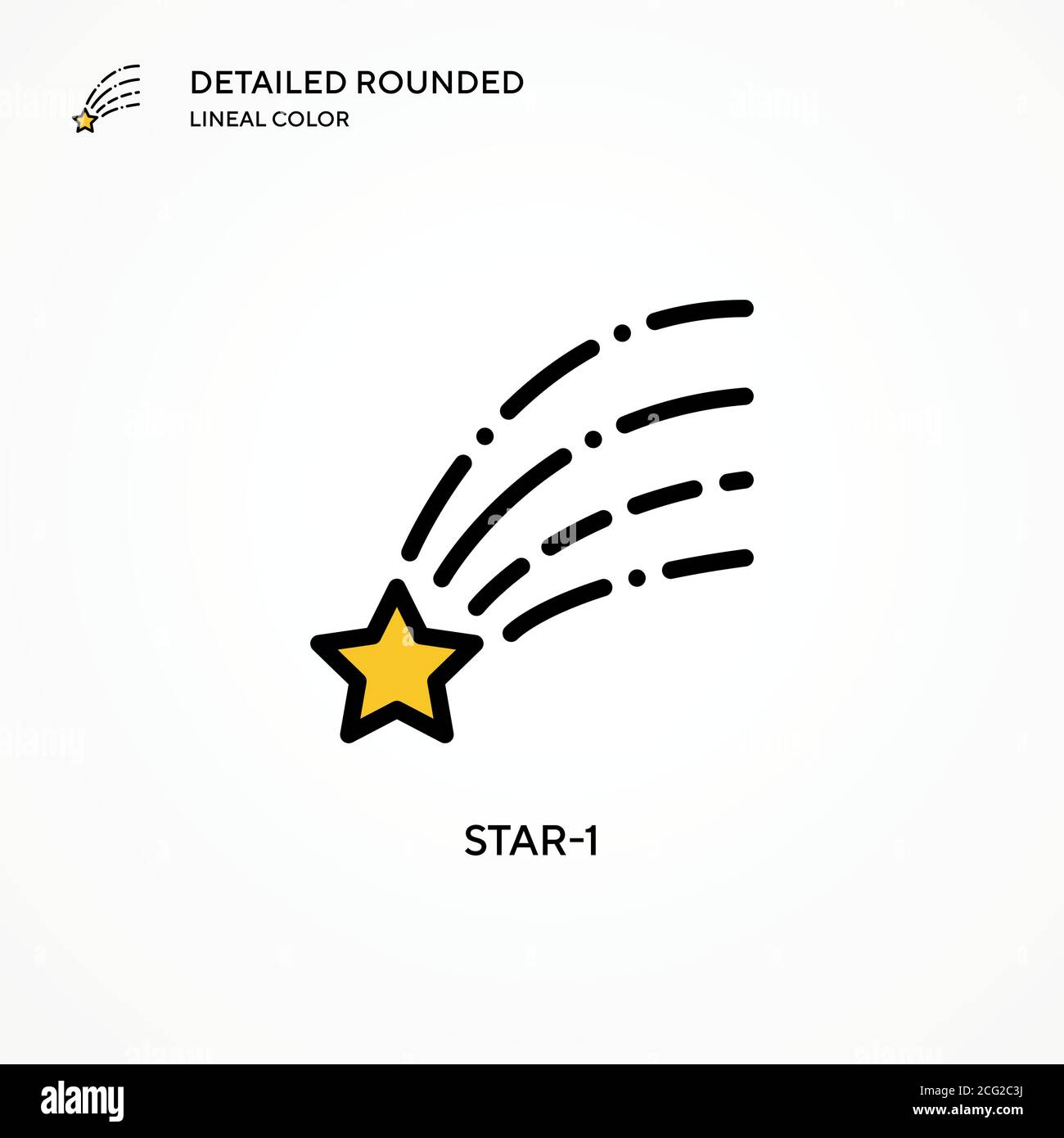 Star-1 vector icon. Modern vector illustration concepts. Easy to edit ...