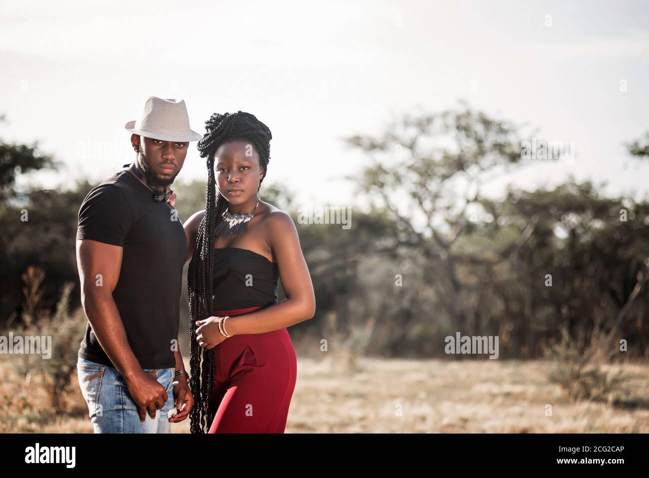 Black african american fashion hi-res stock photography and images - Alamy