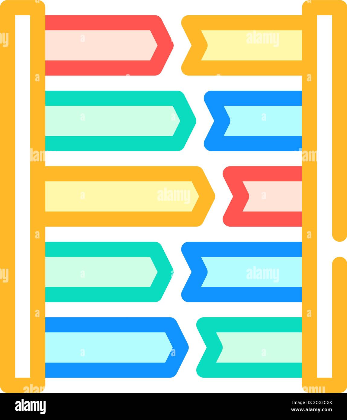 dna testing color icon vector isolated illustration Stock Vector Image ...