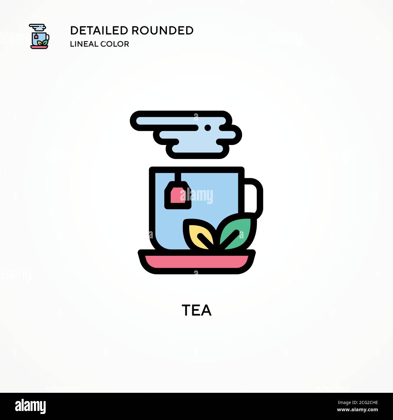 Tea vector icon. Modern vector illustration concepts. Easy to edit and ...