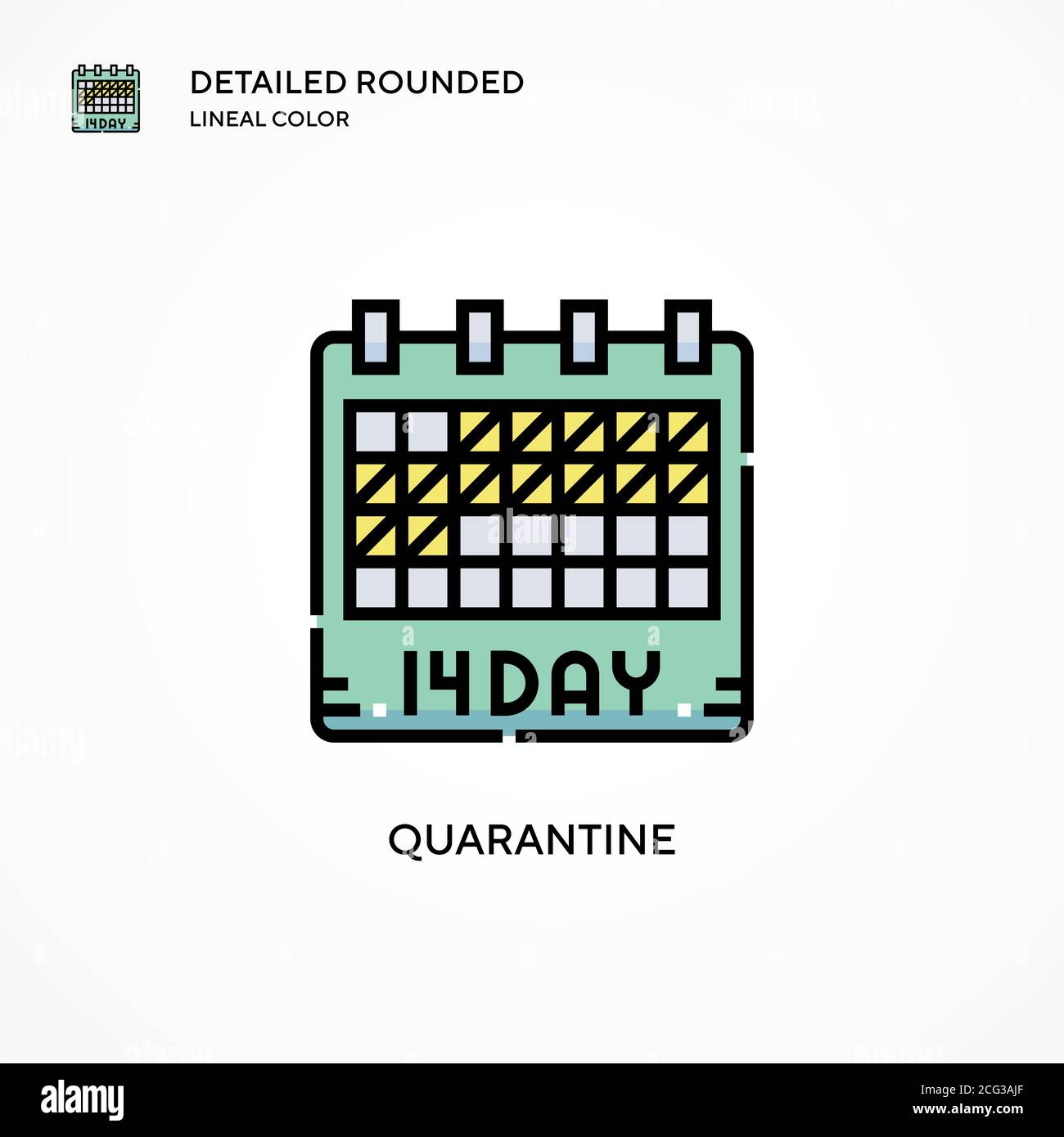 Quarantine vector icon. Modern vector illustration concepts. Easy to ...
