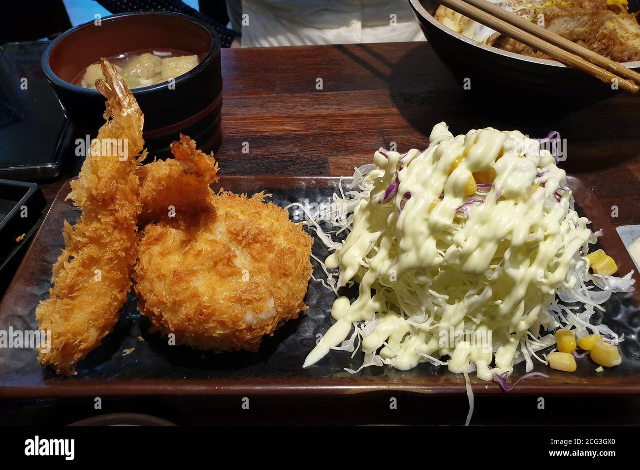 Ebi Furai, Japanese style deepfried prawn and Korokke, Japanese name