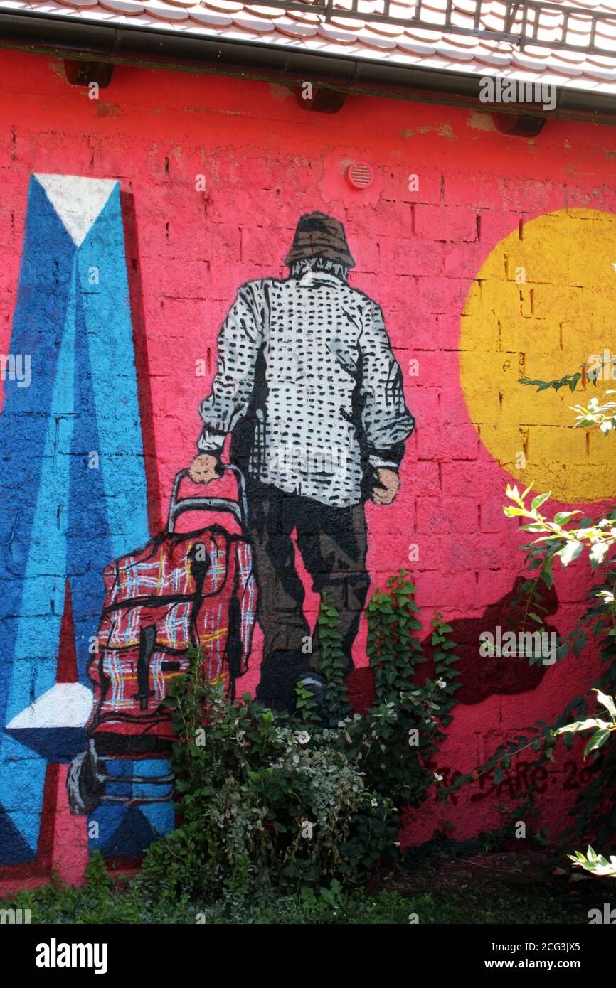 Murals, streetart, wallart, on the streets, walls, parks and squares