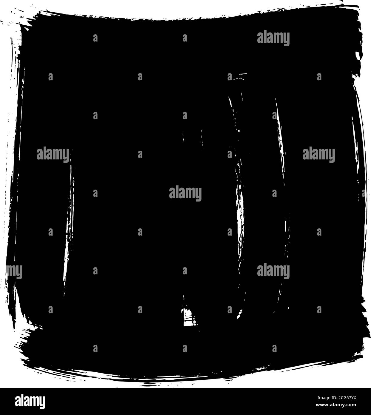 Black rough edge vector square box Stock Vector Image & Art - Alamy