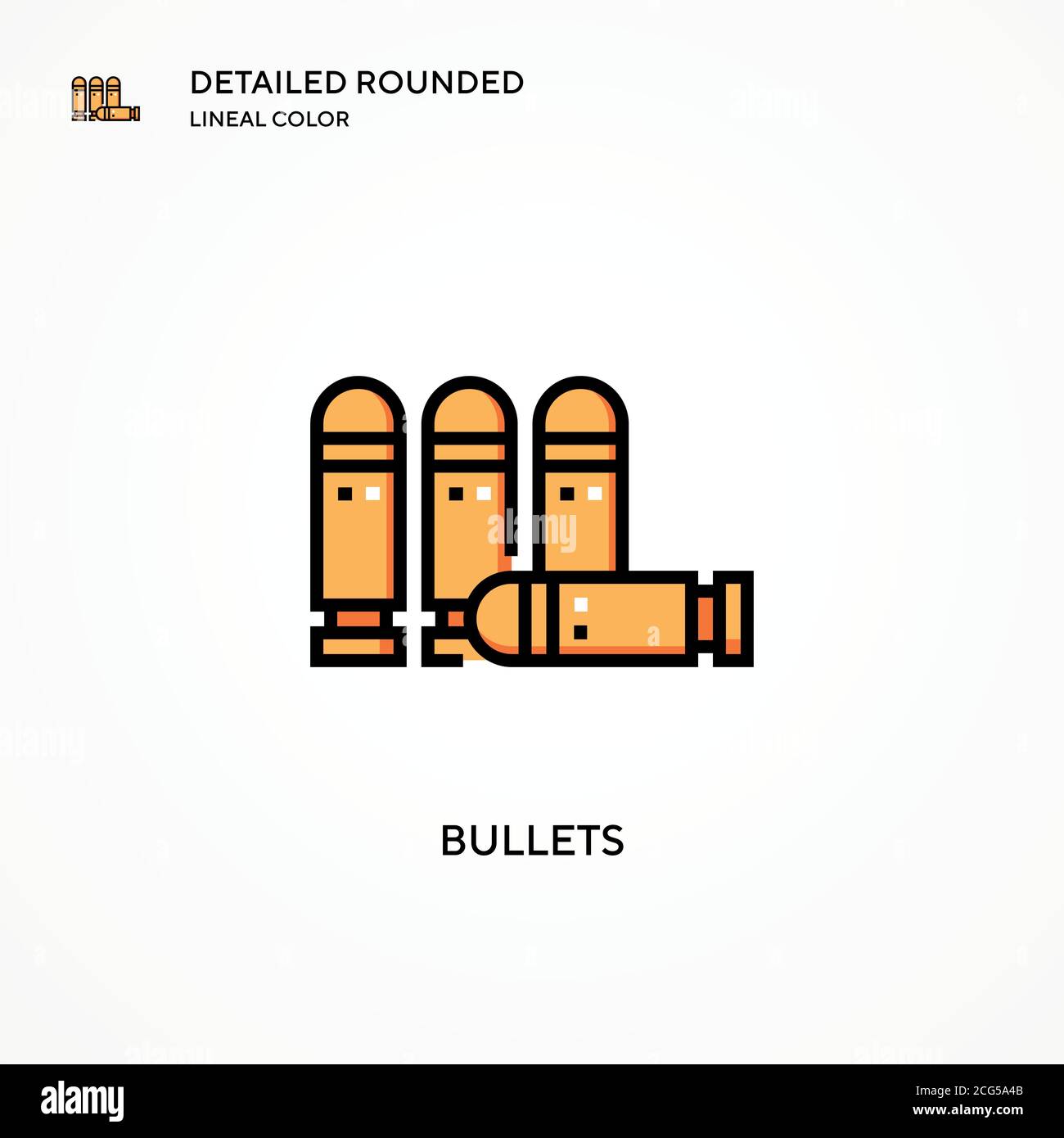 Bullets vector icon. Modern vector illustration concepts. Easy to edit ...