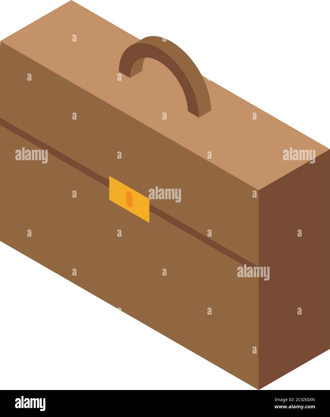 Outsource bag icon, isometric style Stock Vector