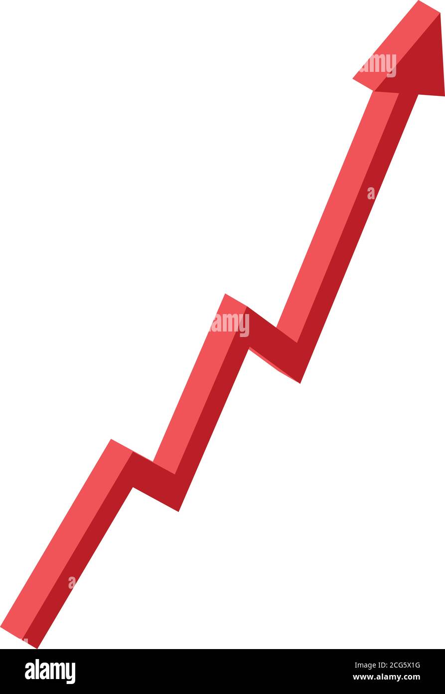 Outsource graph chart icon, isometric style Stock Vector