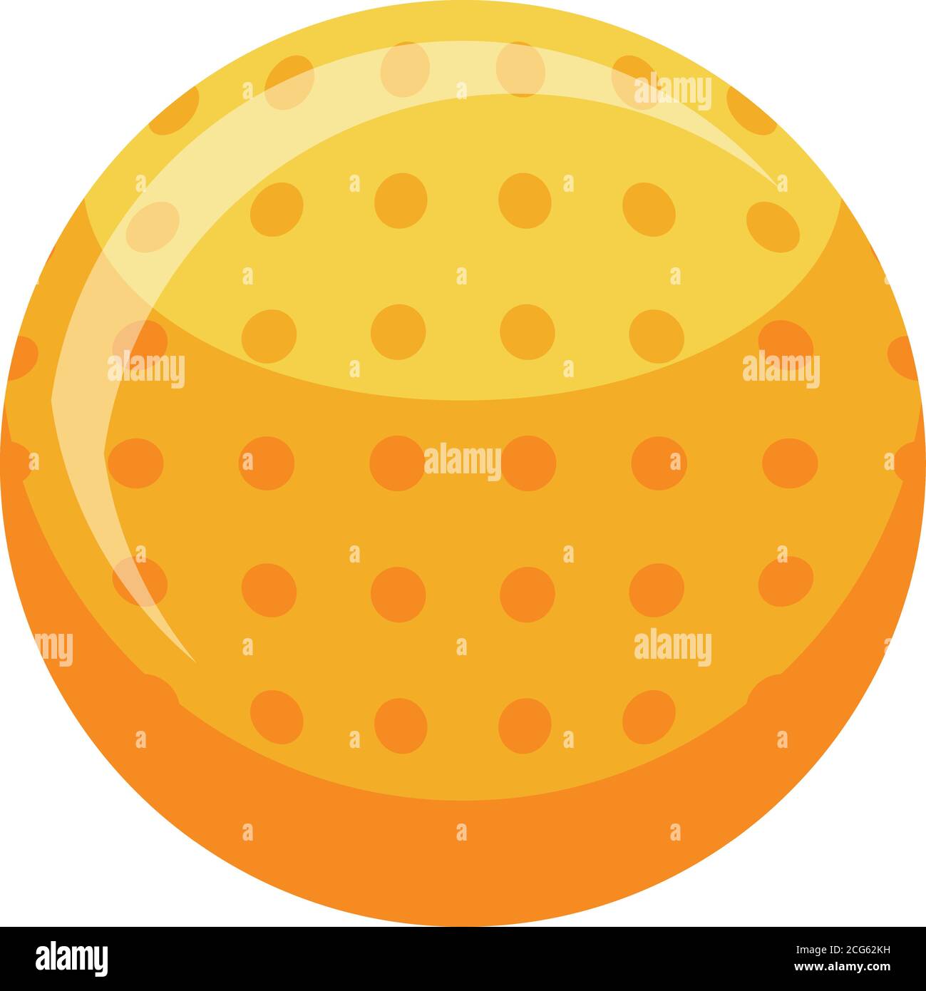 Hurling ball icon, isometric style Stock Vector