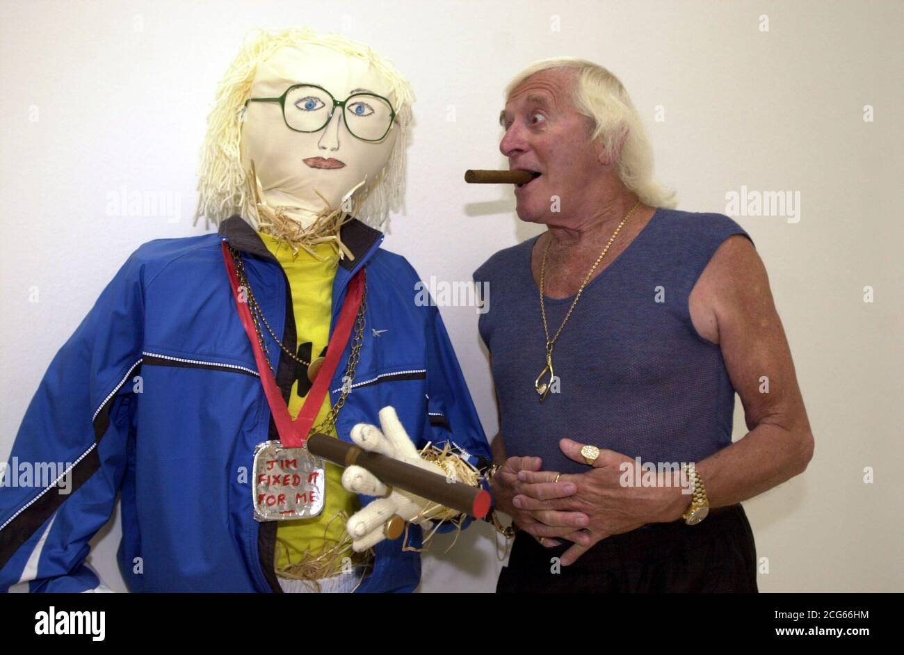 Sir Jimmy Savile launches the new exhibition Intelligence New British