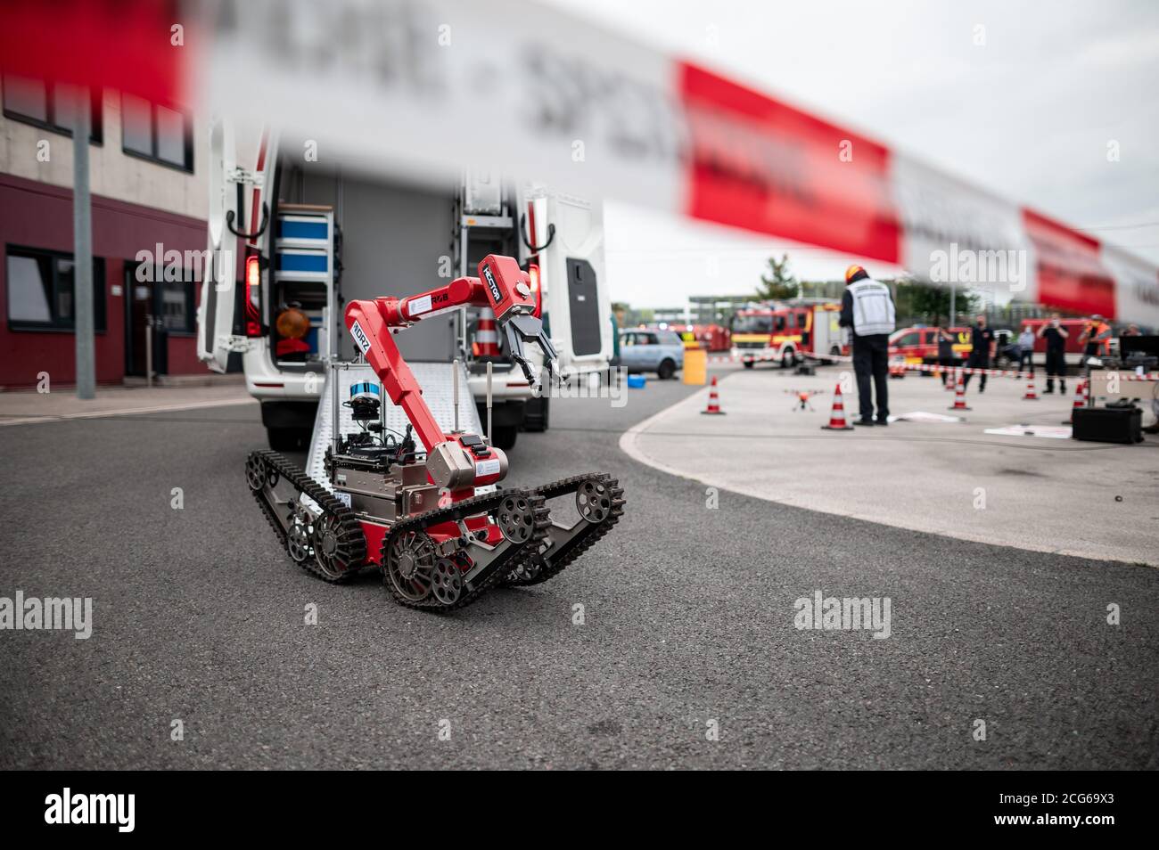 09 September 2020, North Rhine-Westphalia, Dortmund: The new robot ...