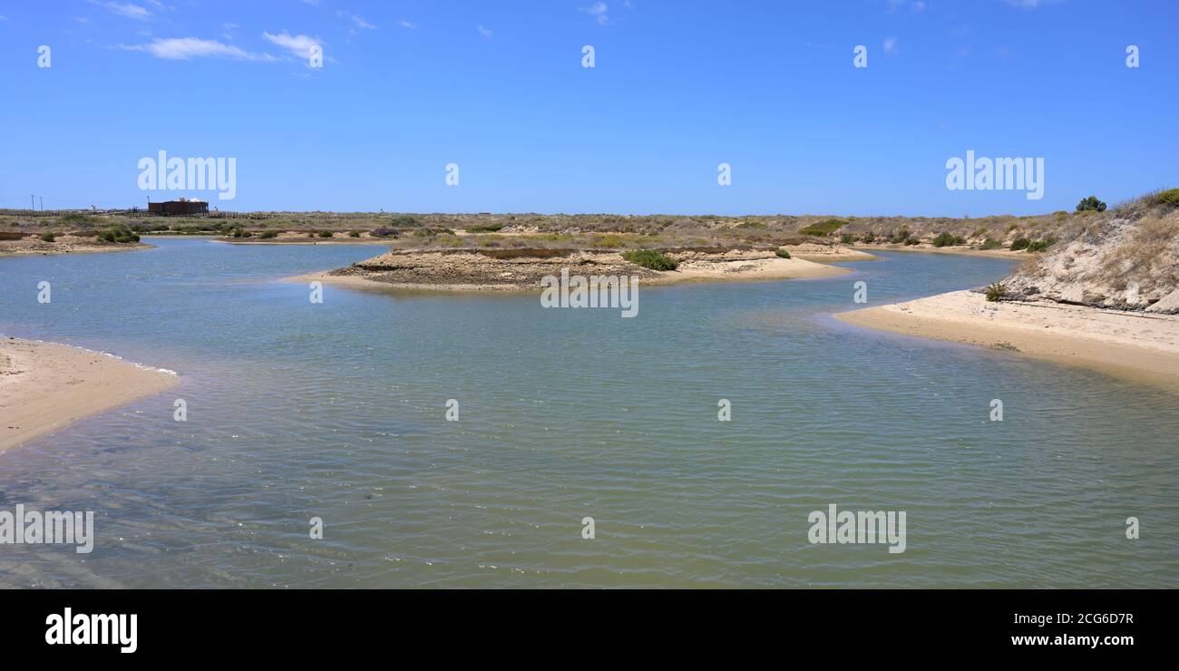 Alvor estuary, Nature Reserve, Alvor, Portimao municipality, Algarve, Portugal Stock Photo