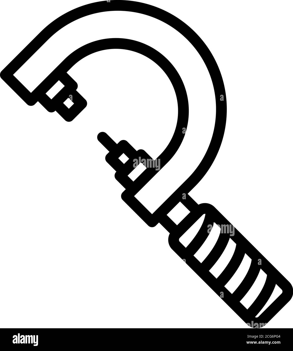 Control micrometer icon, outline style Stock Vector Image & Art Alamy