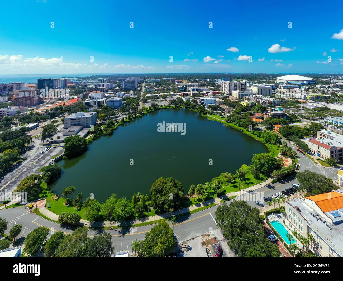 St. petersburg florida aerial hires stock photography and images Alamy
