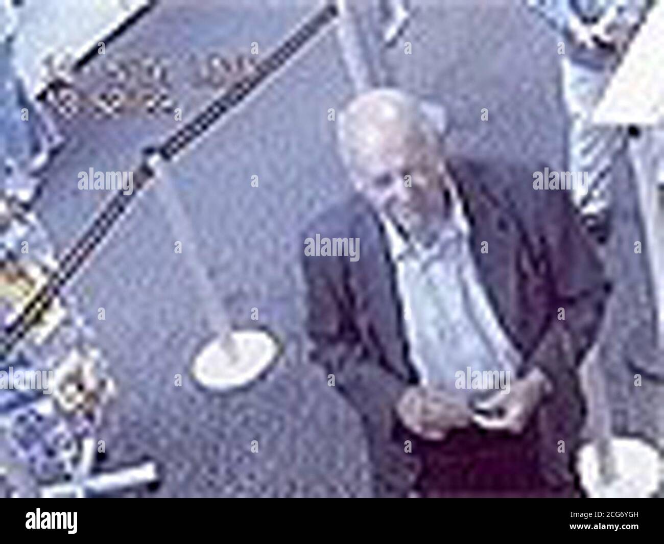Police issued CCTV image of a man wanted in connection with a racist hate-mail campaign. Film footage of the man at a post office in Gosport, Hampshire, taken in May 2001 is linked to a postal order bought at the time and later sent to David Copeland.  * ...the convicted nail bomber at Broadmoor Hospital. Detectives want to speak to him about nearly 500 cases of abusive letters sent to judges, MPs, senior police officers and television personalities over the past nine years. Scotland Yard has offered a  10,000 reward for information helping to solve the case. Stock Photo