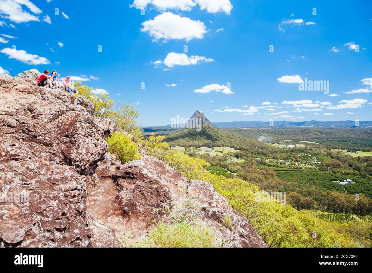Glasshouse mountain national park hires stock photography and images
