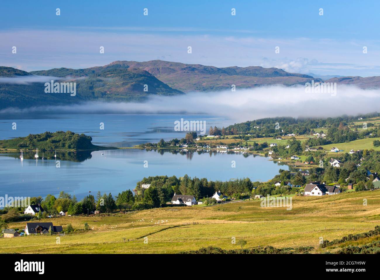 Lochcarron Wester Ross Highlands of Scotland Stock Photo