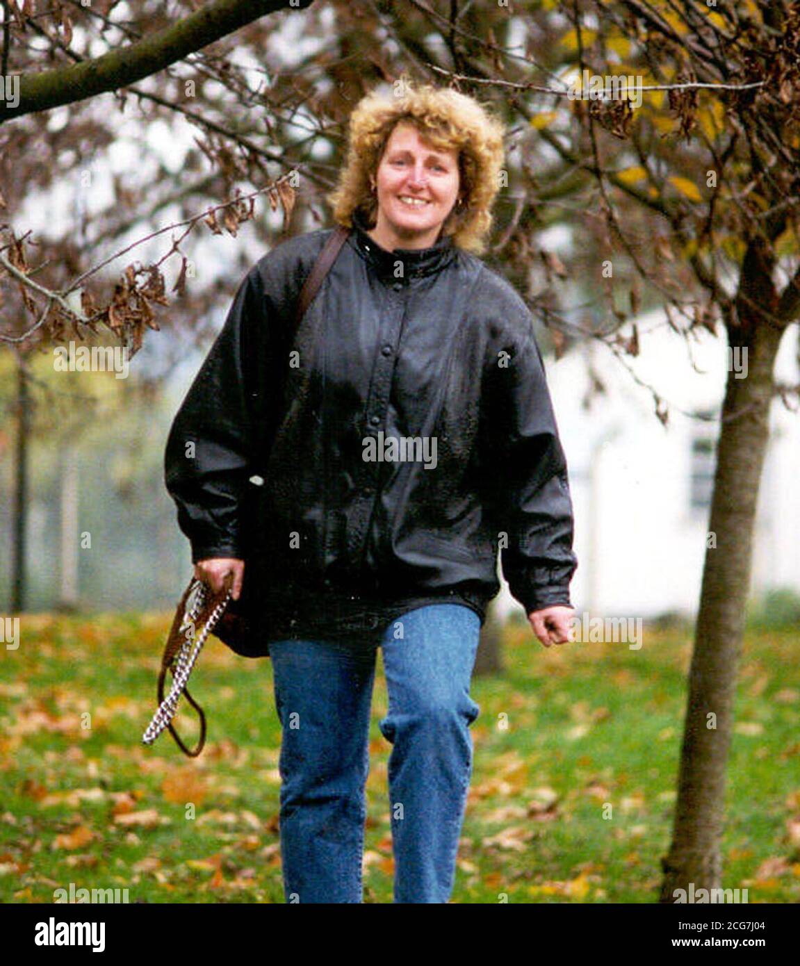 Undated Police collect image of Landlady Carol Evans from Peterborough who was allegedly beaten to death by her lodger Peter Airey, 27, who buried her body under a pile of tools in the garden shed before selling her prized collection of country and western music.  *... Northampton Crown Court heard. Airey denies murdering Carol Evans but admitted seven counts of theft, one of forgery and two of obtaining property by deception.  Stock Photo