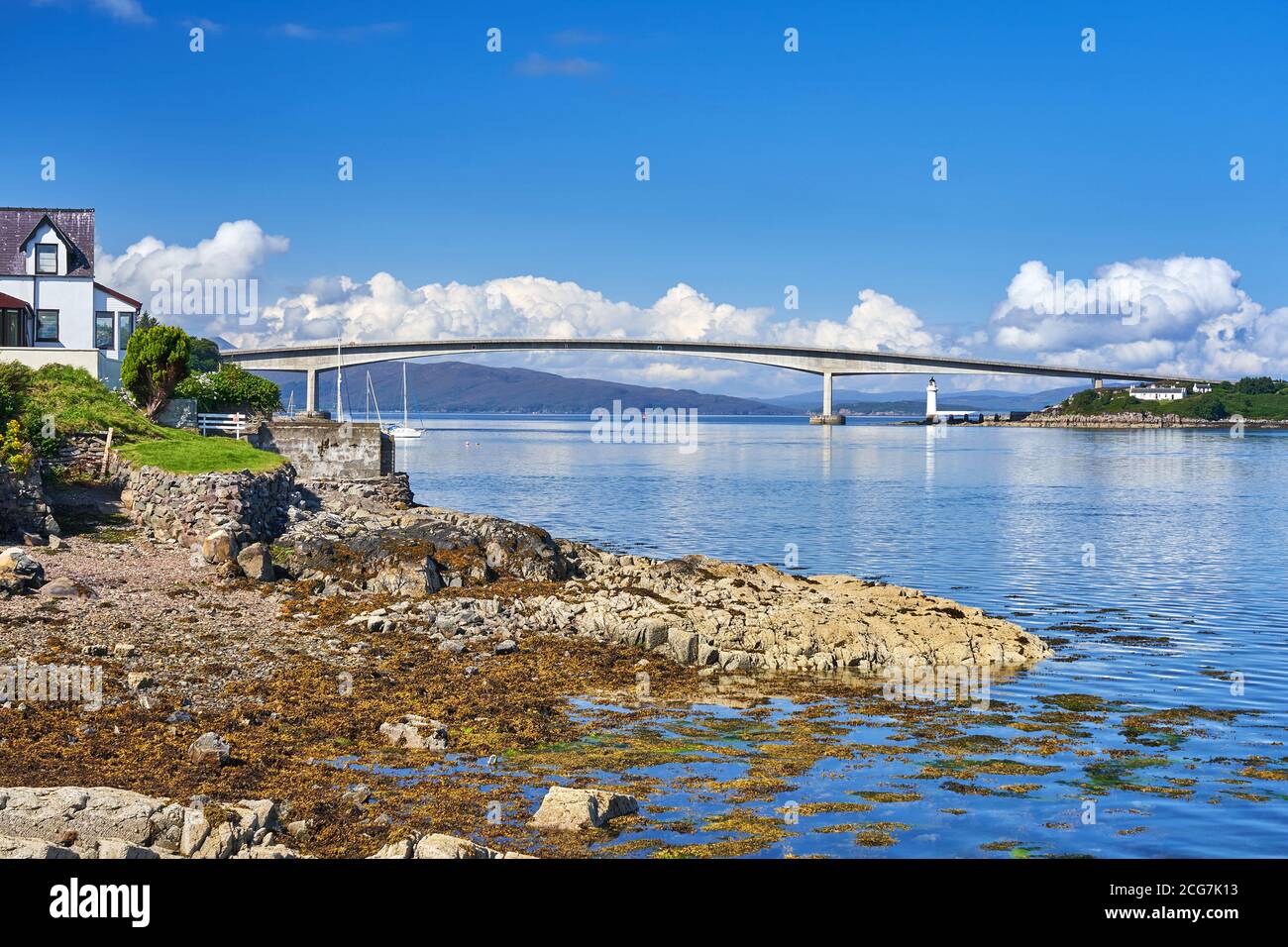 Skye Bridge from Kyleakin Isle of Skye Scotland Stock Photo