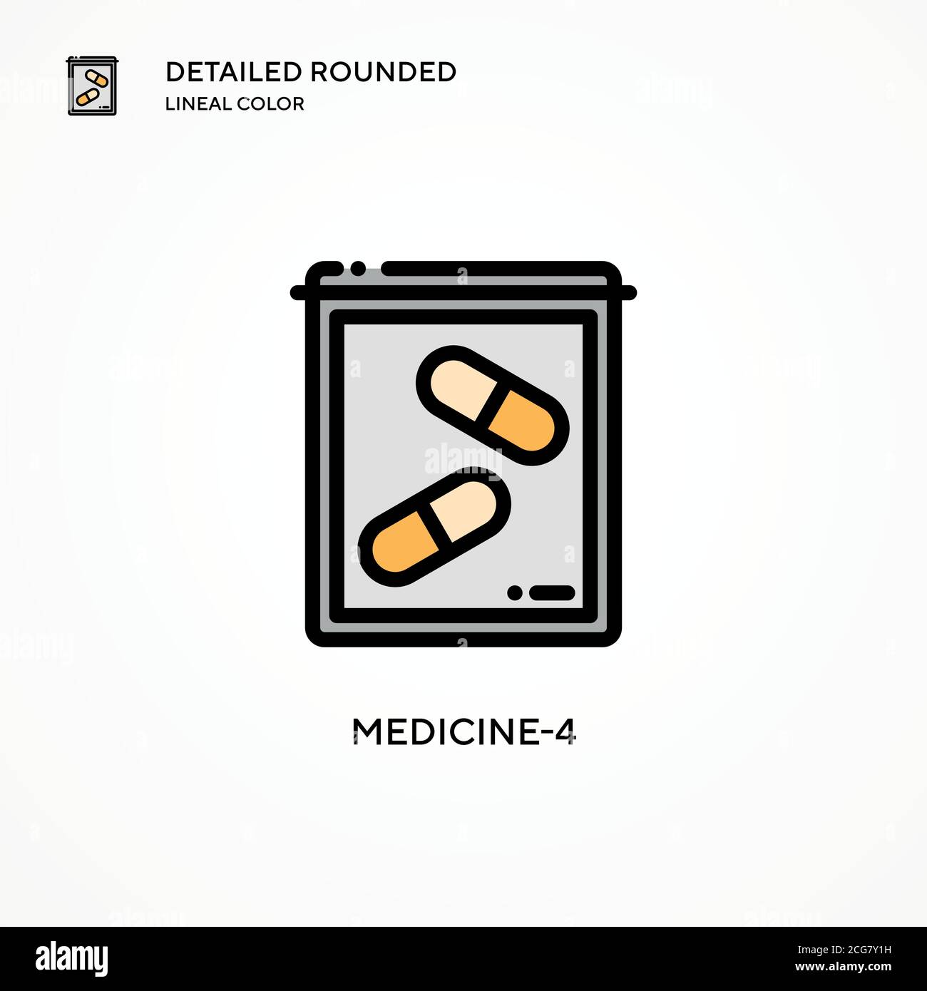 Medicine-4 vector icon. Modern vector illustration concepts. Easy to edit and customize. Stock Vector
