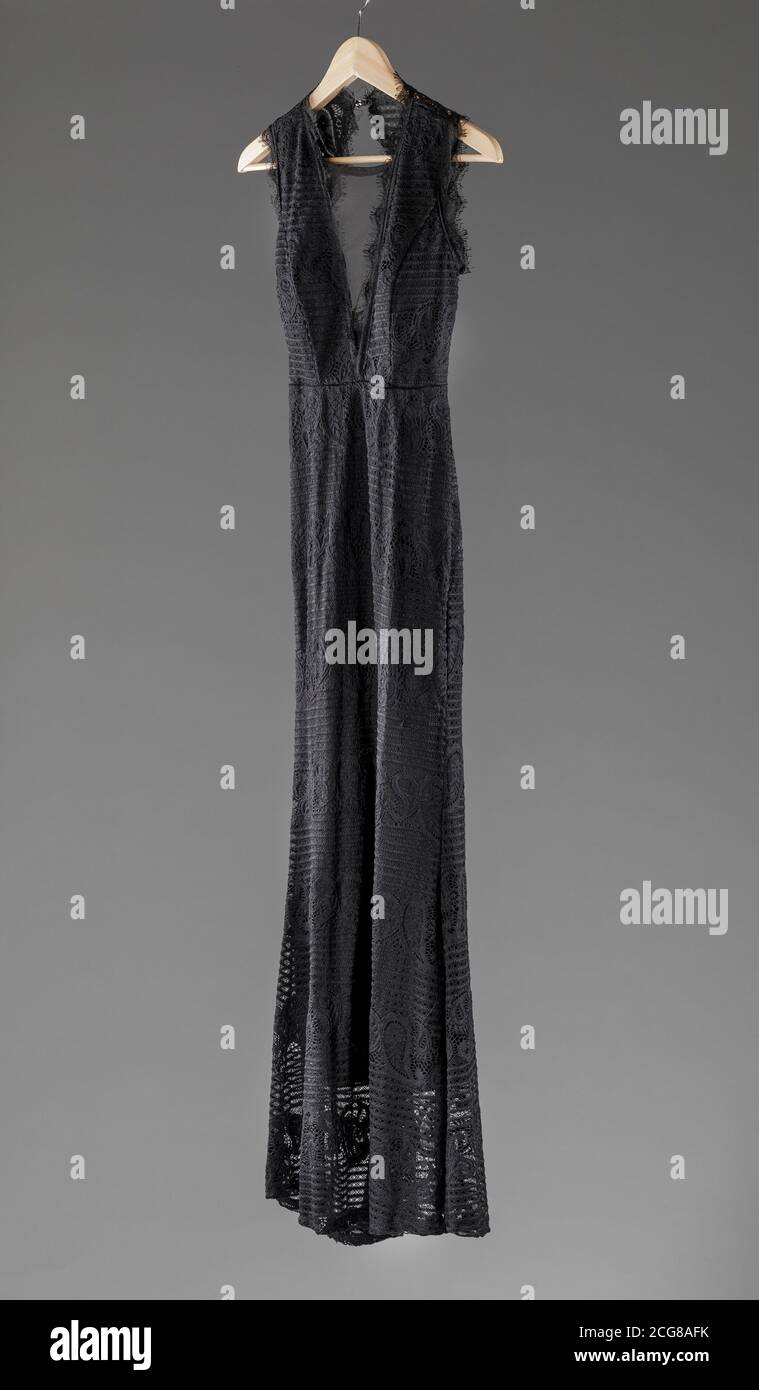 Black elegant dress Stock Photo