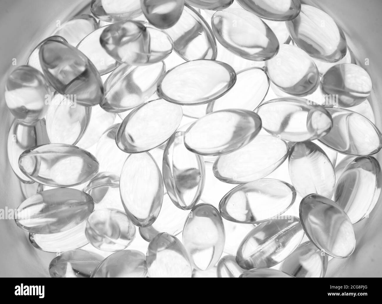 Omega 3 oil capsule, Health supplement Stock Photo