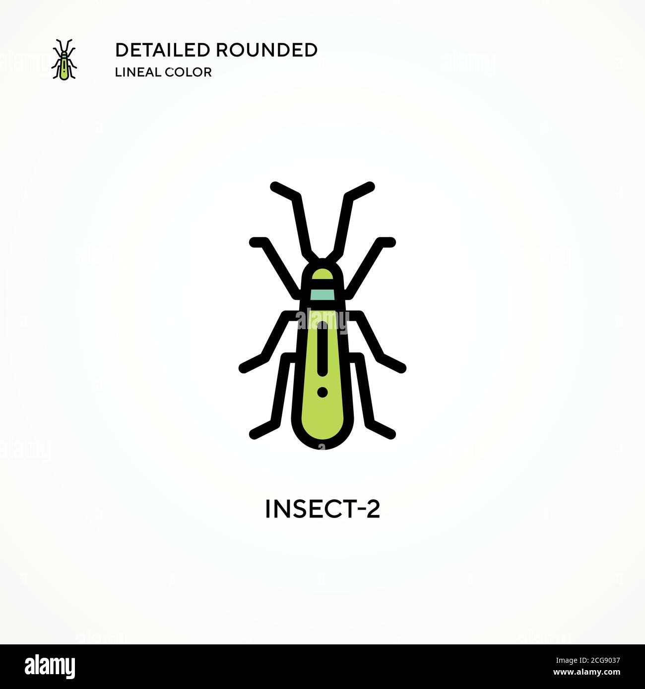 Insect-2 vector icon. Modern vector illustration concepts. Easy to edit and customize. Stock Vector