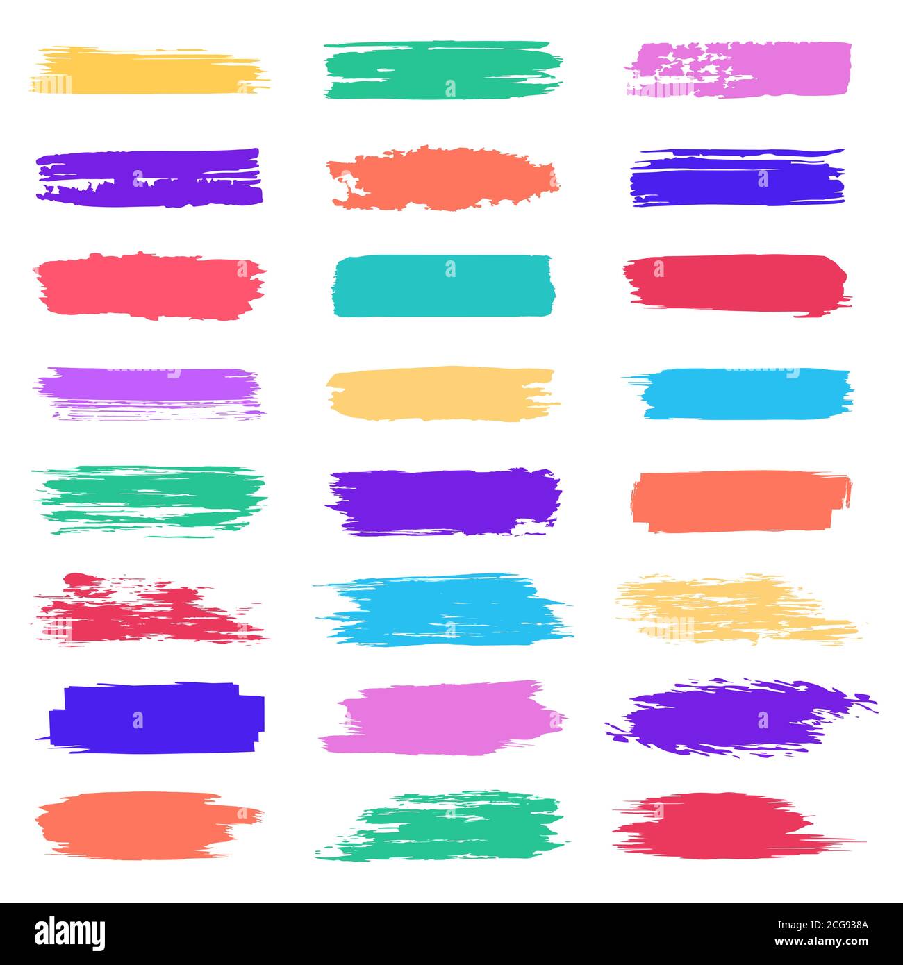 Old Big Multicolor Colored Paint Brush Stock Photo 793458262