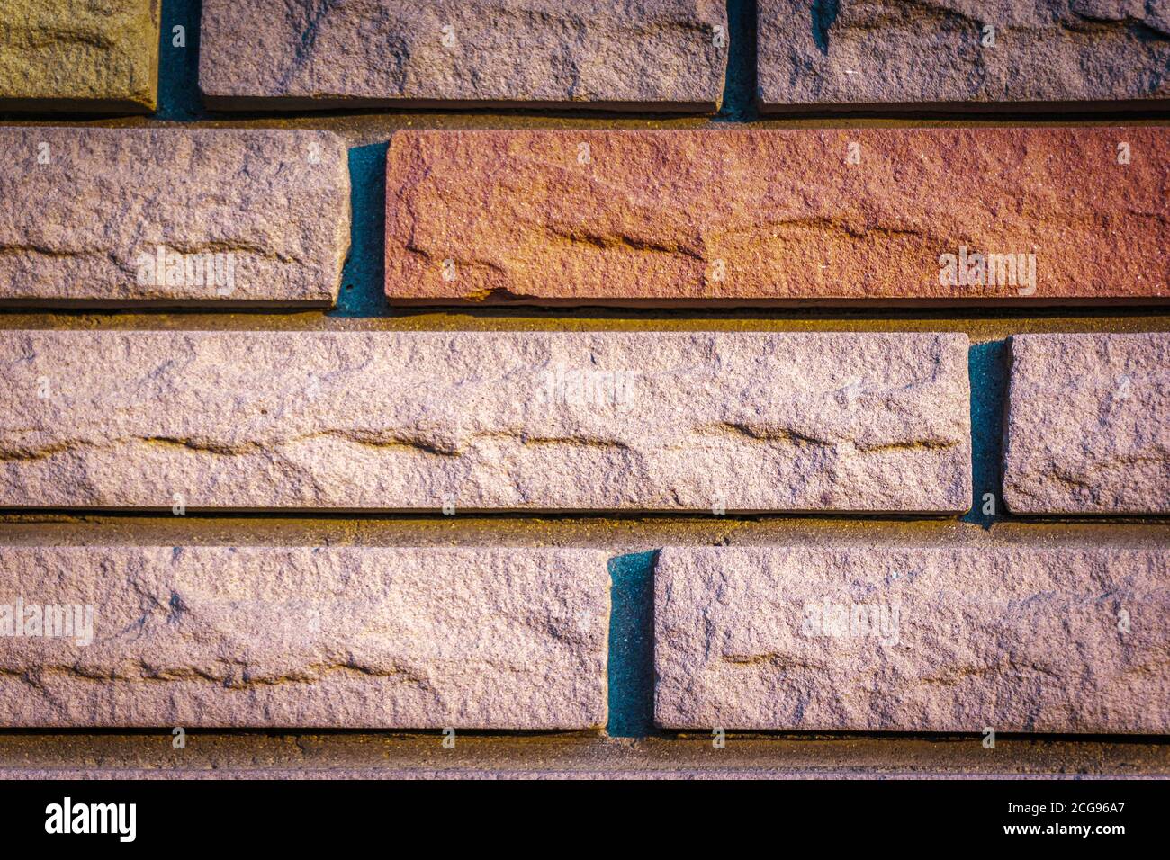 Coloured Brick Wall Texture Close Up Brick Wall Wallpaper Design For