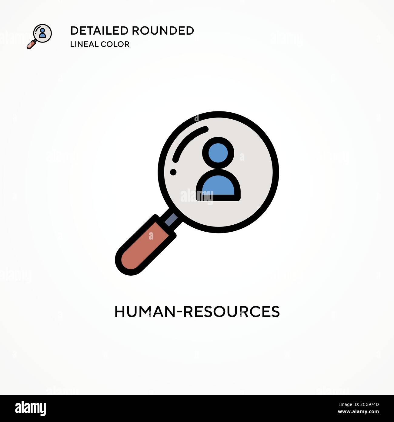 Human-resources vector icon. Modern vector illustration concepts. Easy ...