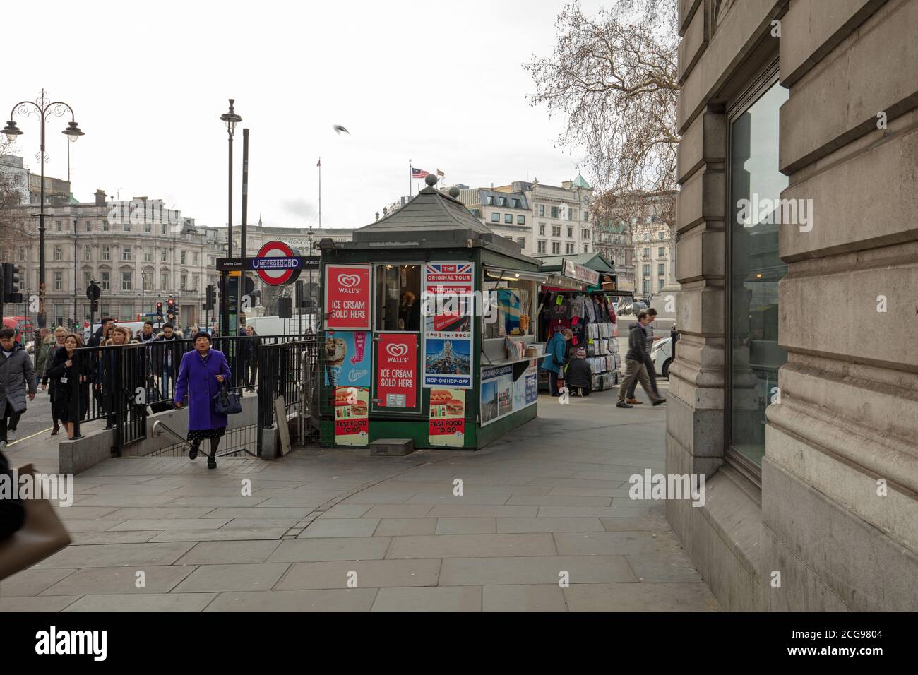 The strand exit of charing cross underground station hires stock
