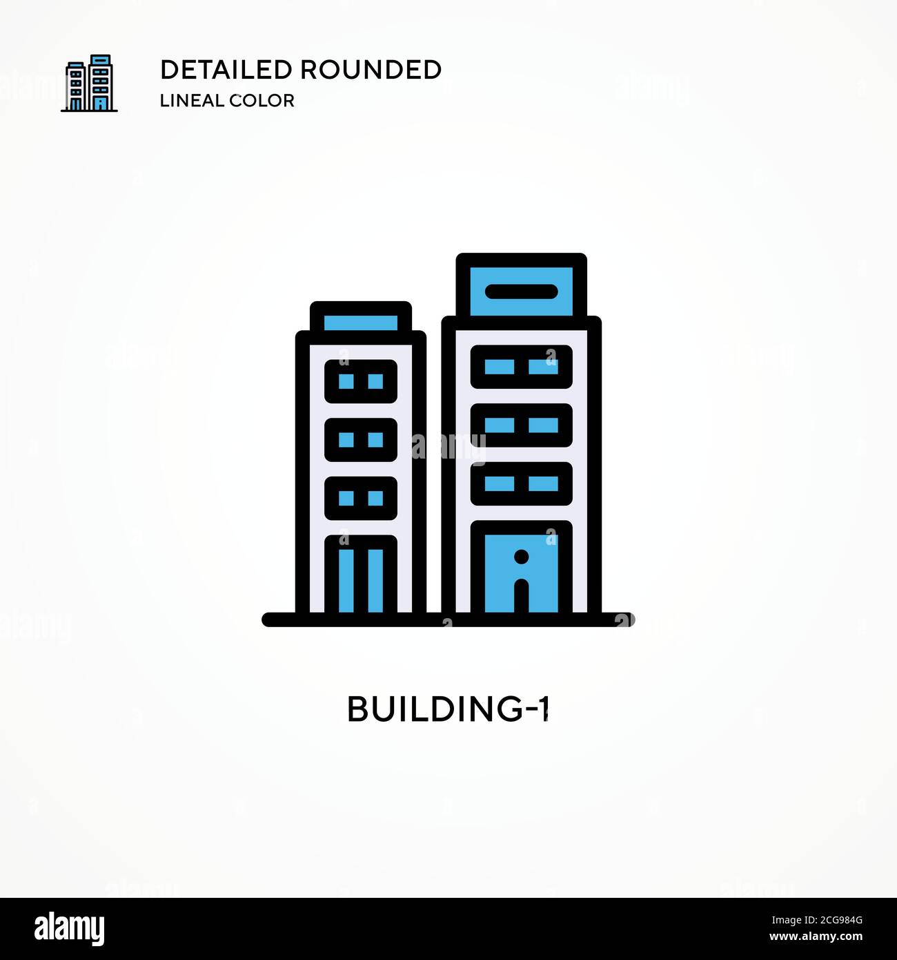 Building-1 vector icon. Modern vector illustration concepts. Easy to ...