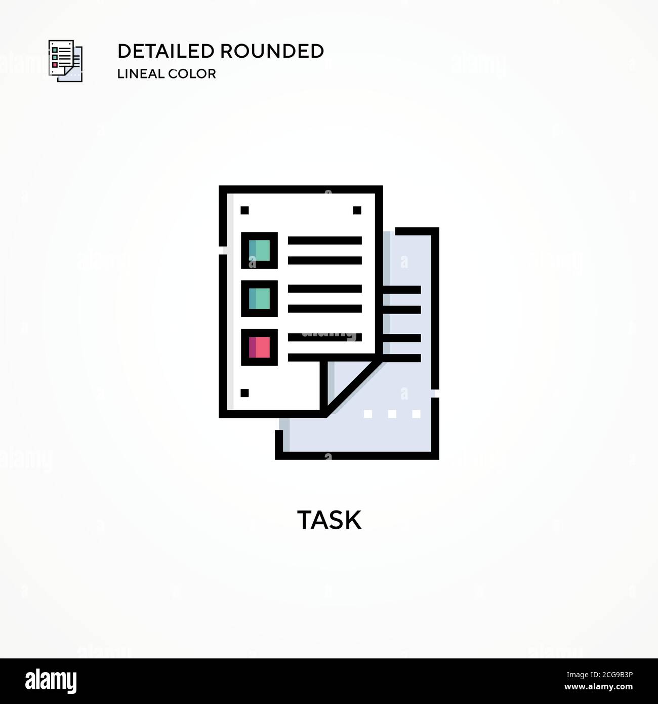 Task vector icon. Modern vector illustration concepts. Easy to edit and ...