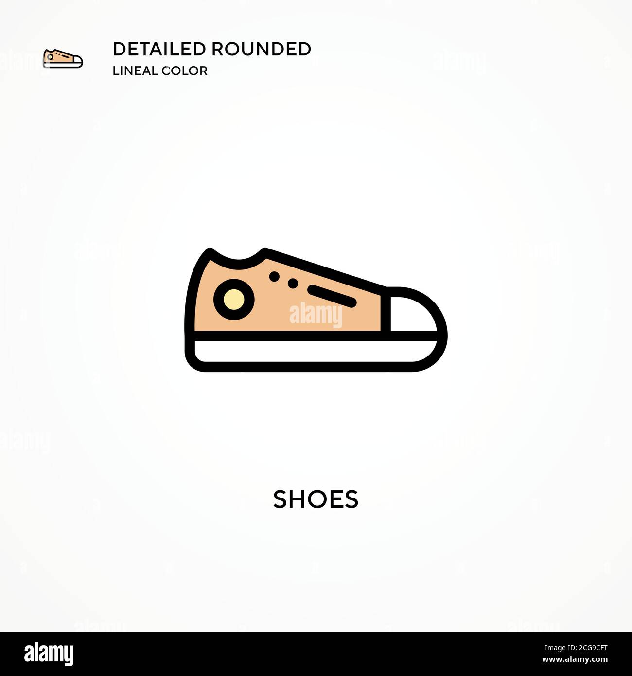 Shoes vector icon. Modern vector illustration concepts. Easy to edit ...